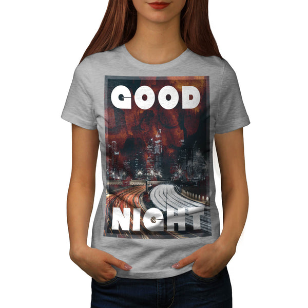 Good Night City Life Womens T-Shirt