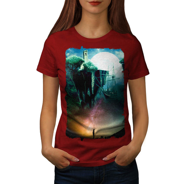 Dream Fantasy Travel Womens T-Shirt