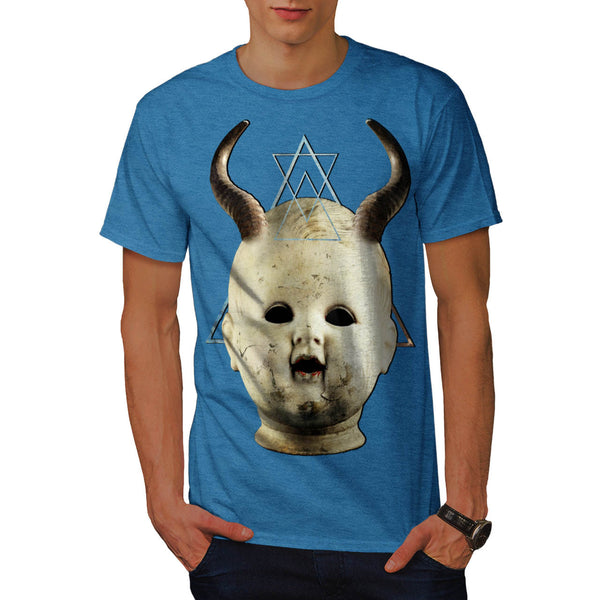 Horned Devil Baby Mens T-Shirt