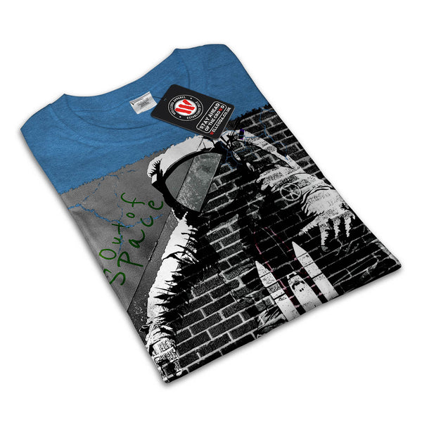 Astronaut Graffiti Mens T-Shirt