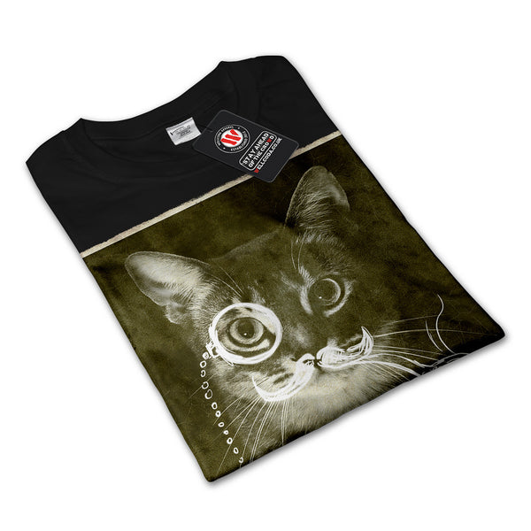 Gentleman Kitty Cat Mens Long Sleeve T-Shirt