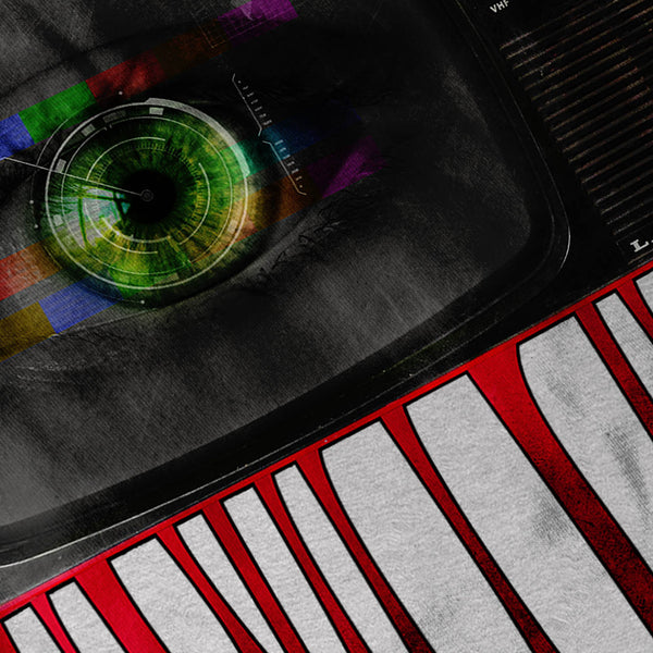 Creepy Televison Eye Mens T-Shirt