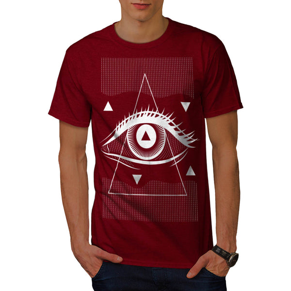 Symbolic Eye Stare Mens T-Shirt