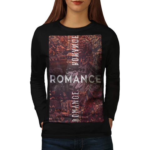 Quaint City Romance Womens Long Sleeve T-Shirt