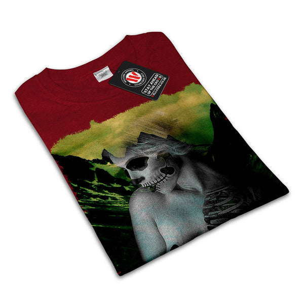 Forest Skeleton Lady Mens T-Shirt