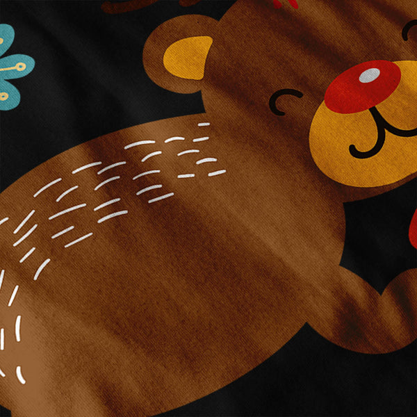 Rudolf Bear Animal Mens T-Shirt
