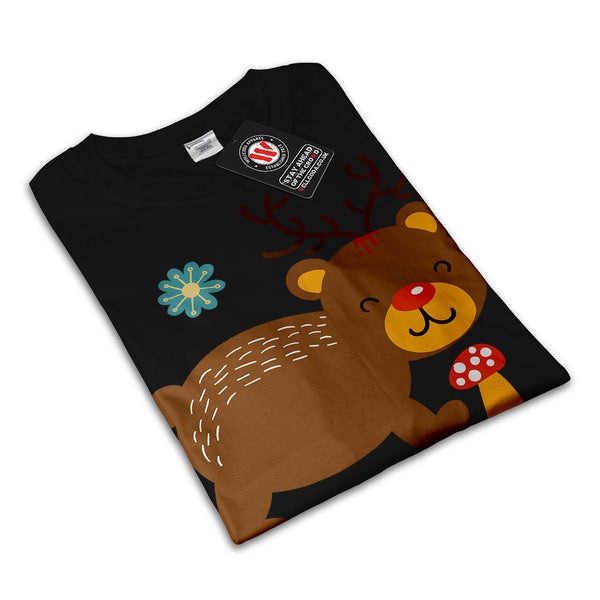 Rudolf Bear Animal Mens T-Shirt