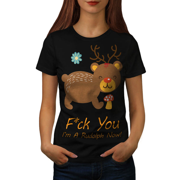 Rudolf Bear Animal Womens T-Shirt