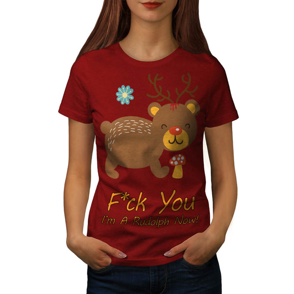 Rudolf Bear Animal Womens T-Shirt