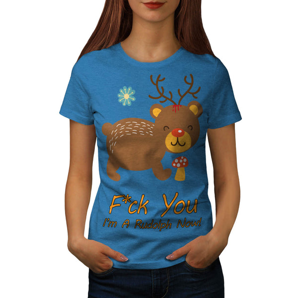 Rudolf Bear Animal Womens T-Shirt