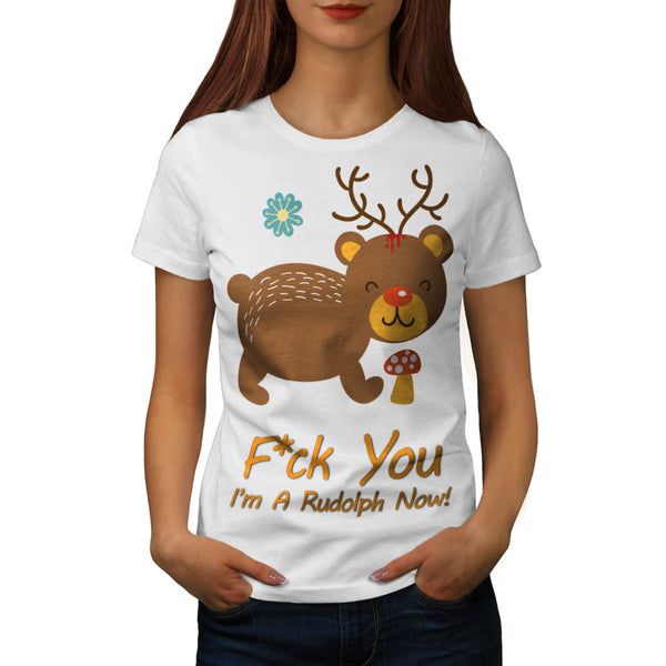 Rudolf Bear Animal Womens T-Shirt