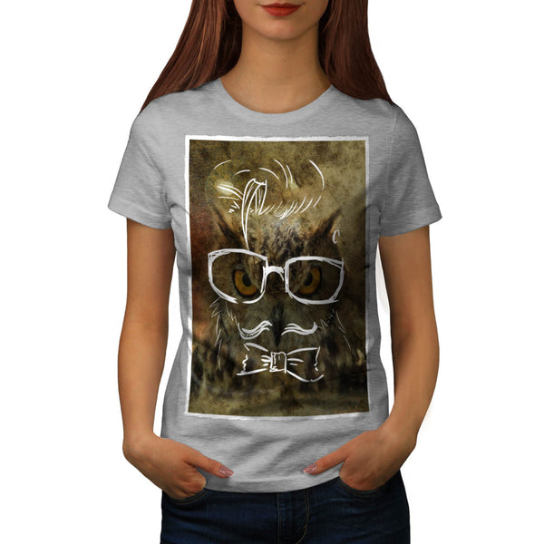 Mister Owl Doodle Womens T-Shirt