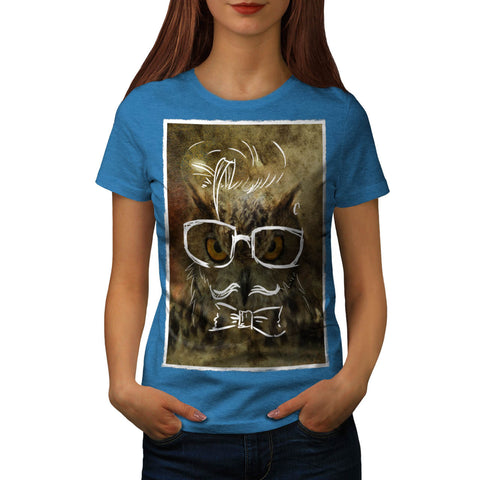 Mister Owl Doodle Womens T-Shirt