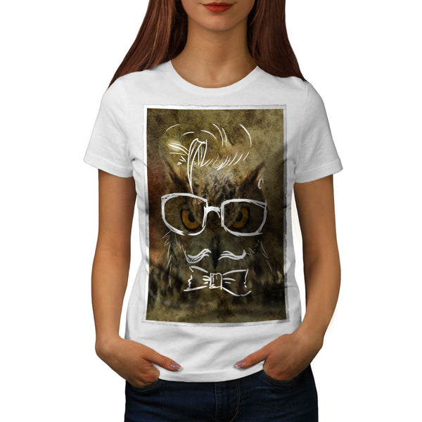 Mister Owl Doodle Womens T-Shirt