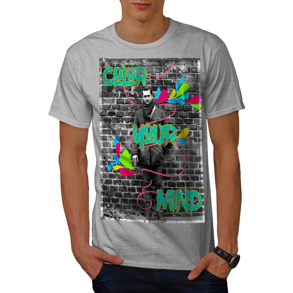 Color Your Mind Guy Mens T-Shirt