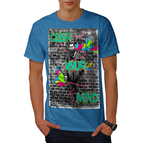 Color Your Mind Guy Mens T-Shirt