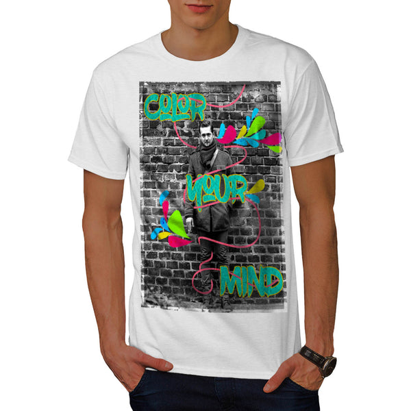 Color Your Mind Guy Mens T-Shirt