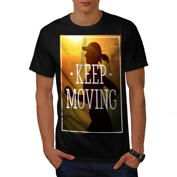 Keep Moving Jogger Mens T-Shirt