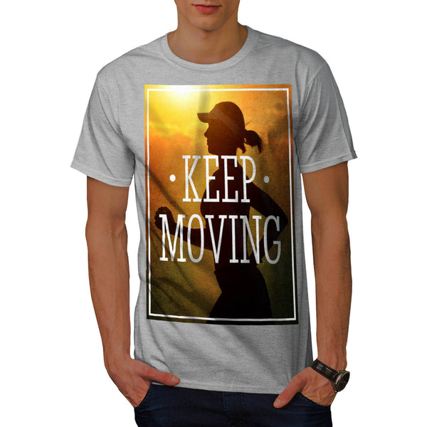 Keep Moving Jogger Mens T-Shirt