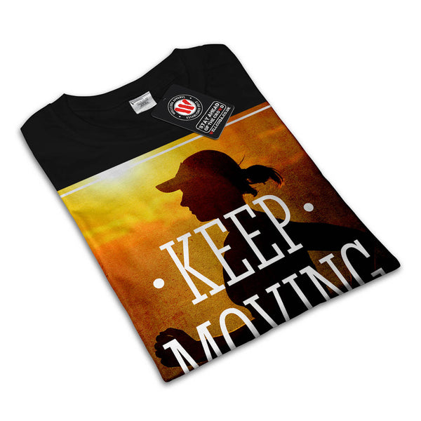 Keep Moving Jogger Womens T-Shirt