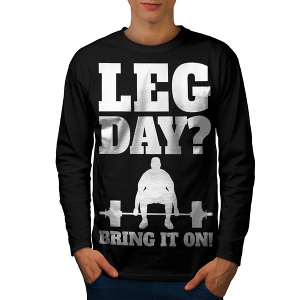 Bring It On Workout Mens Long Sleeve T-Shirt