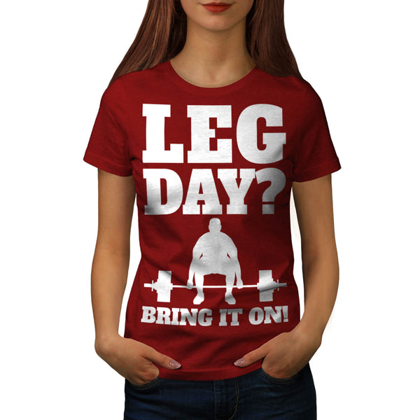 Bring It On Workout Womens T-Shirt