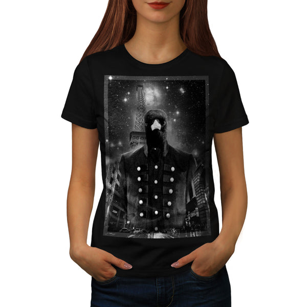 Mystery City Raven Womens T-Shirt