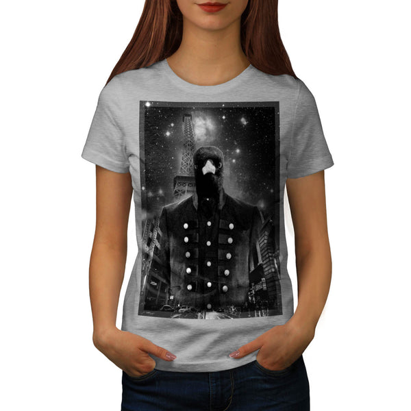 Mystery City Raven Womens T-Shirt