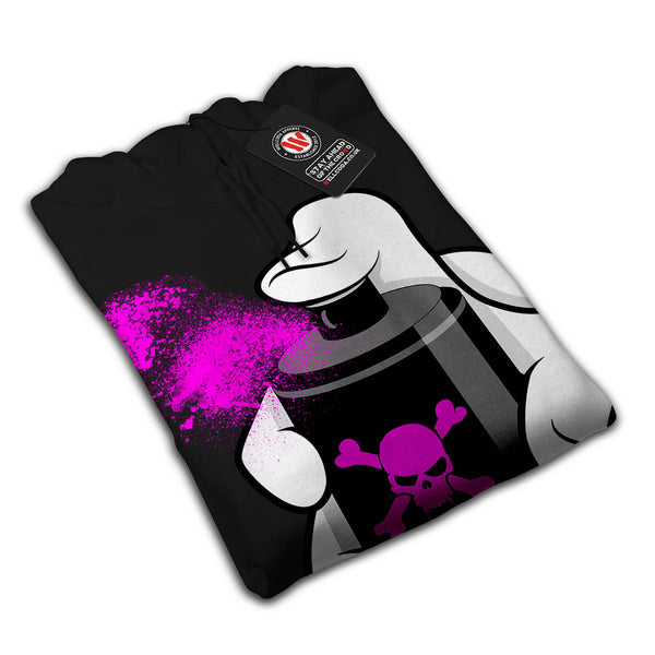 Evil Graffiti Poison Womens Hoodie