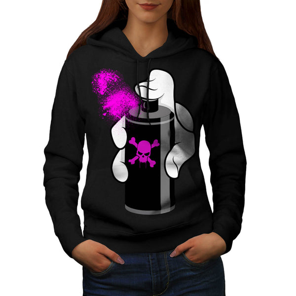 Evil Graffiti Poison Womens Hoodie