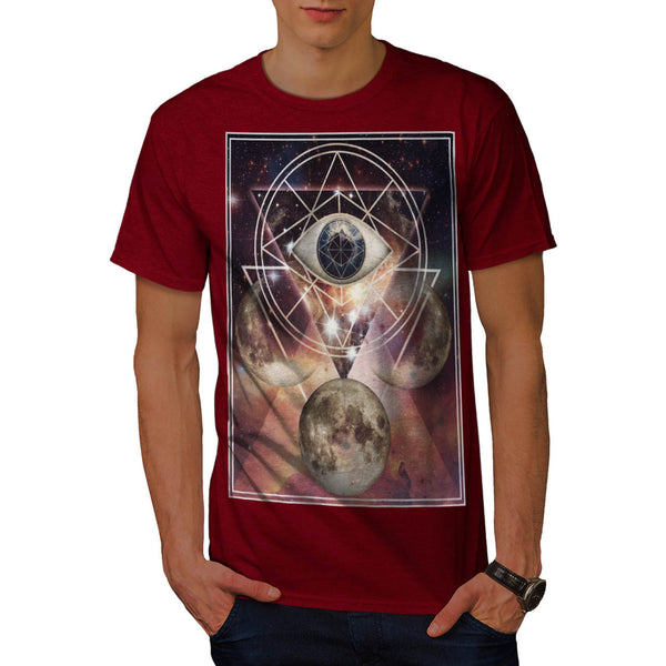 Mysterious Moon Eye Mens T-Shirt