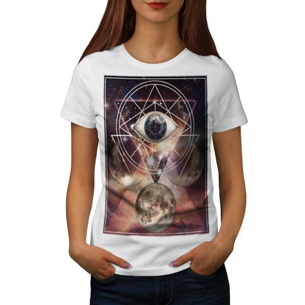 Mysterious Moon Eye Womens T-Shirt