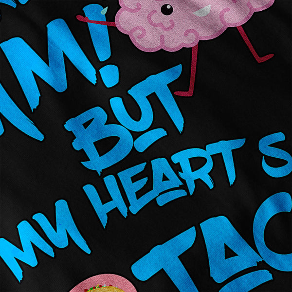 My Heart Says Tacos Mens T-Shirt