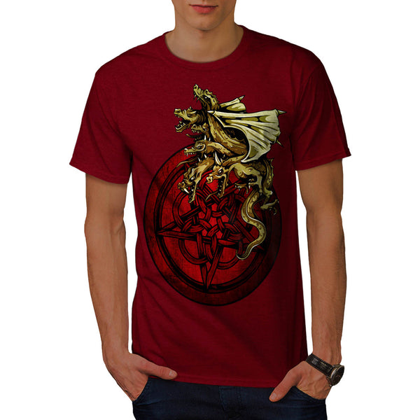 Dragon Star Symbol Mens T-Shirt