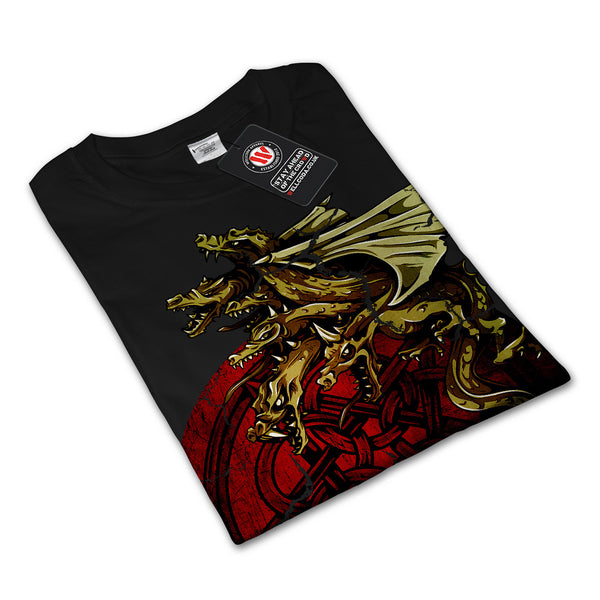 Dragon Star Symbol Mens Long Sleeve T-Shirt
