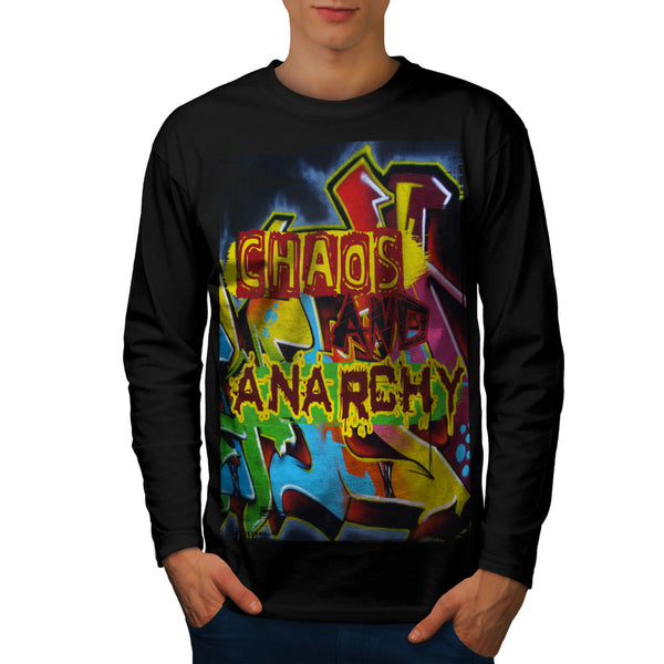Chaos And Anarchy Mens Long Sleeve T-Shirt