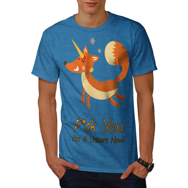 Animal Fox Unicorn Mens T-Shirt
