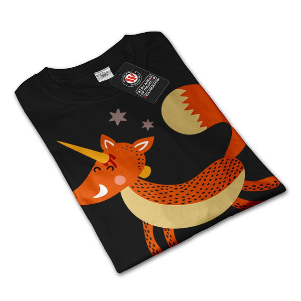 Animal Fox Unicorn Mens Long Sleeve T-Shirt