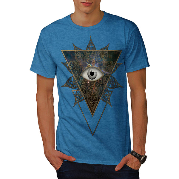 Space Mystery Eye Mens T-Shirt