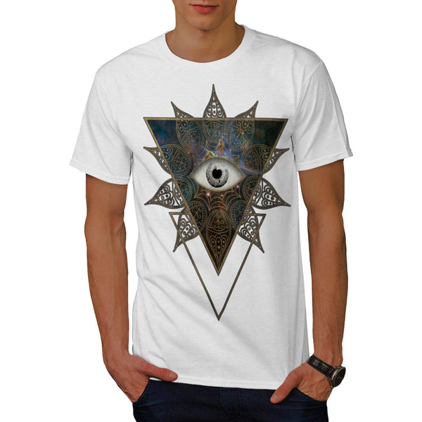 Space Mystery Eye Mens T-Shirt
