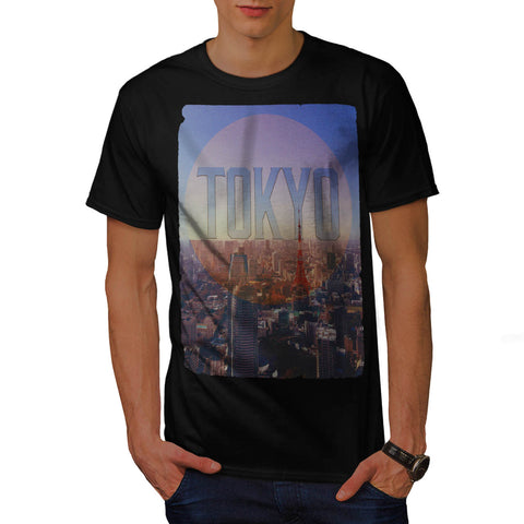 City Japan Capital Mens T-Shirt