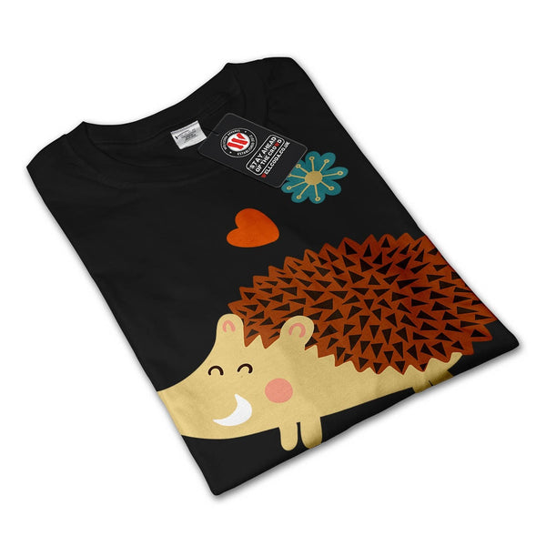 Animal Hedgehog Love Mens Long Sleeve T-Shirt