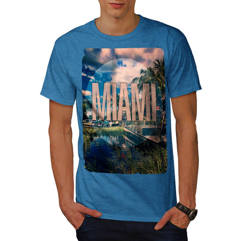 Miami City Sight Hot Mens T-Shirt