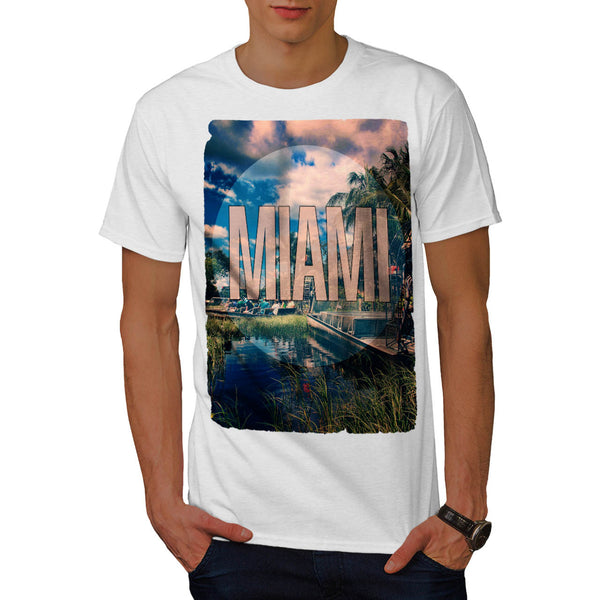 Miami City Sight Hot Mens T-Shirt