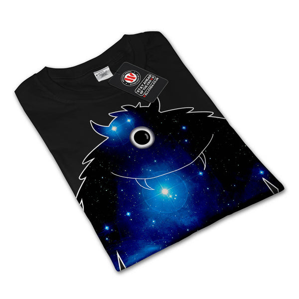 Space Monster Friend Mens Long Sleeve T-Shirt