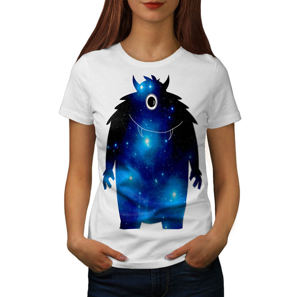 Space Monster Friend Womens T-Shirt