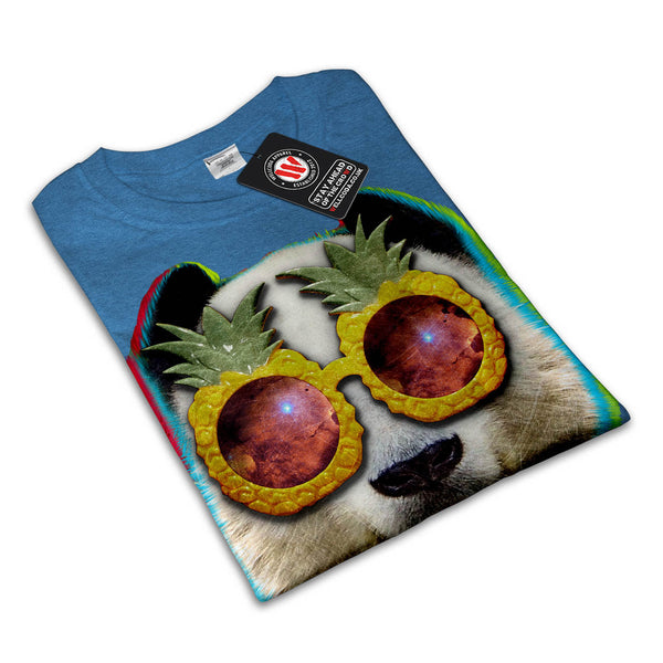 Pineapple Eye Panda Mens T-Shirt