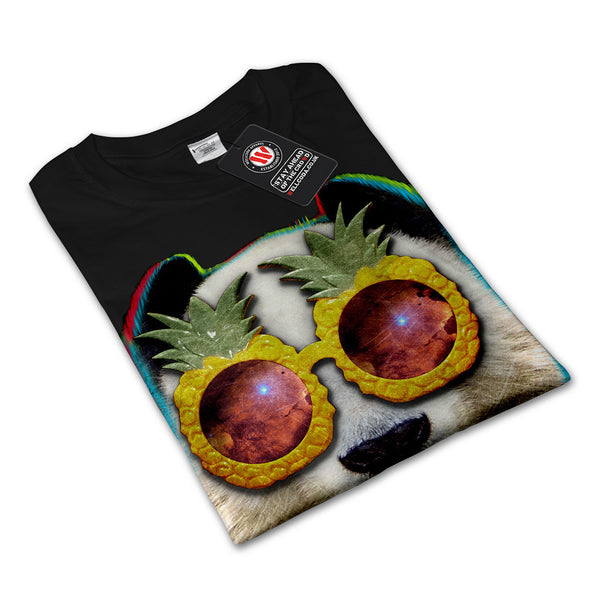 Pineapple Eye Panda Mens Long Sleeve T-Shirt