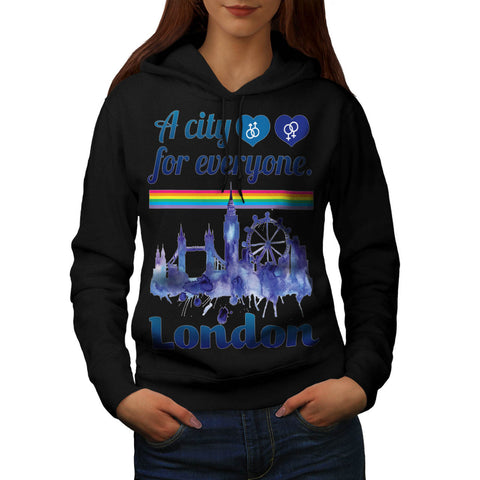 Friendly London City Womens Hoodie