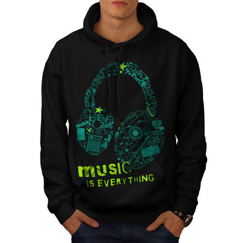 Music Is Everything Mens Hoodie